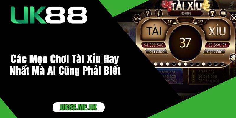 Các Mẹo Chơi Tài Xỉu Hay Nhất Mà Ai Cũng Phải Biết